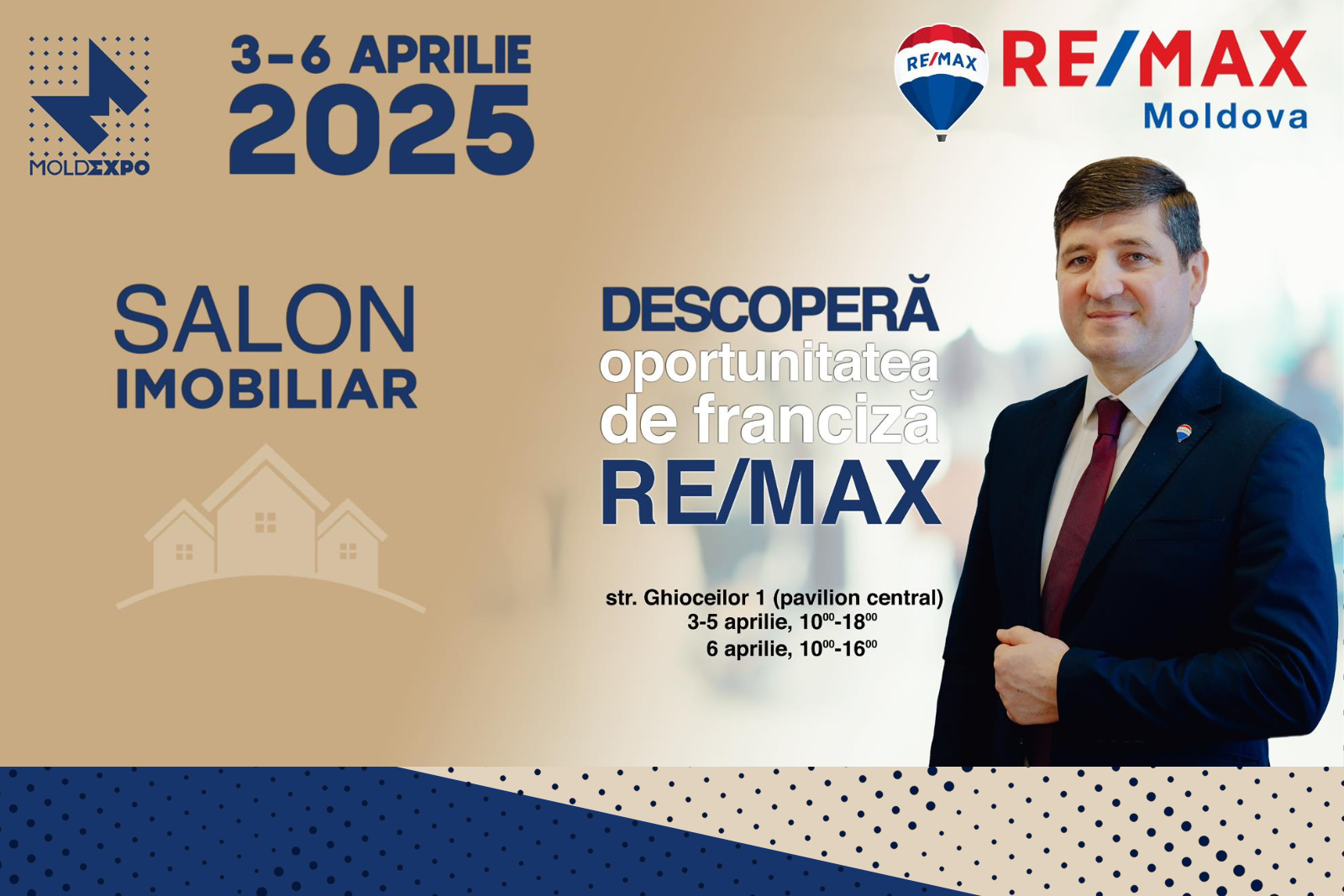 RE/MAX Moldova на CIE Moldexpo 3-6 апреля 2025 года