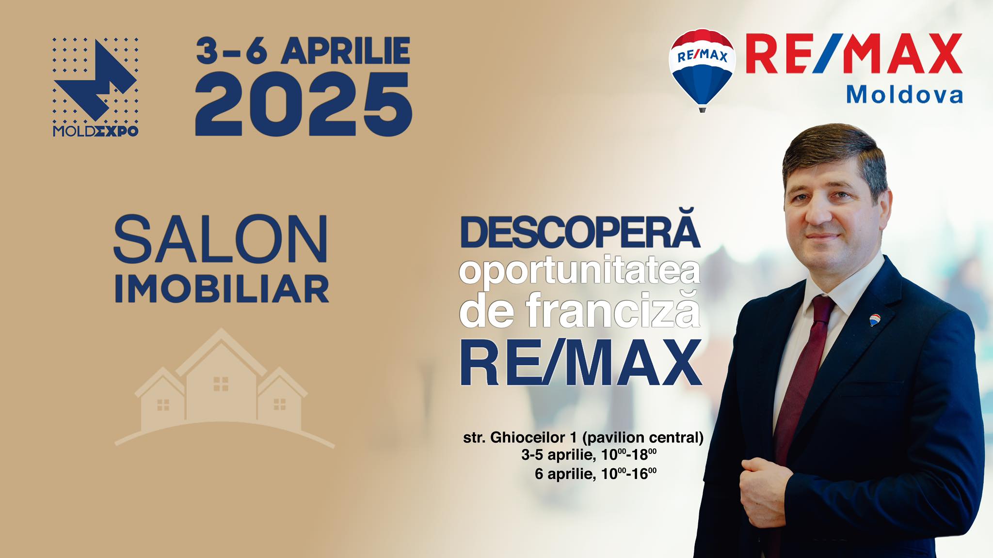 RE/MAX Moldova at CIE Moldexpo April 3–6, 2025